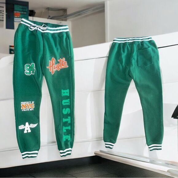 Public Supply Athletic wear l Green Hustle Sweatpants l Drawstring l M l EUC - Picture 1 of 15